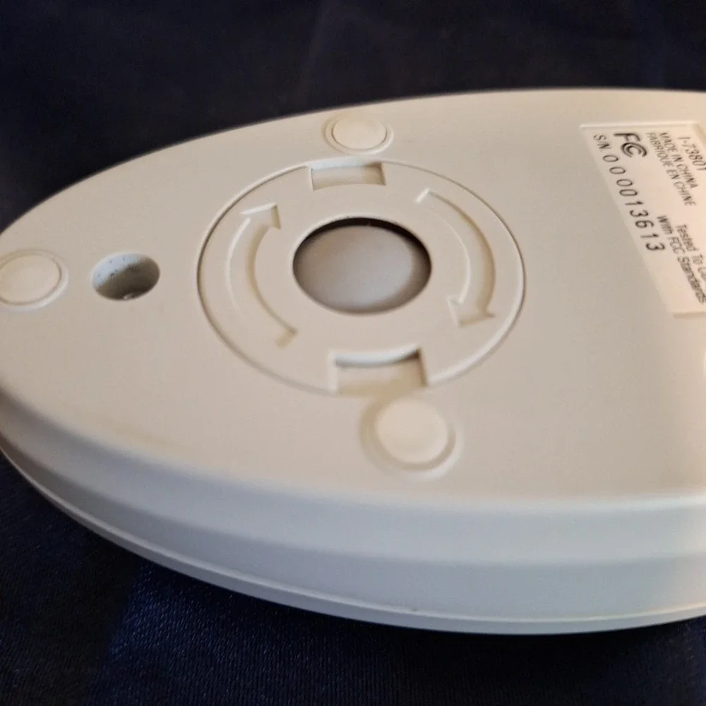 Interact i-73801‎ PS/2 Mouse Scroll Wheel Vintage Beige 2-button 6.5 foot cord